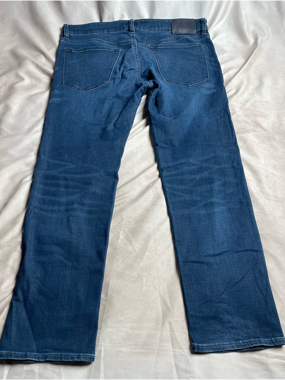 Hugo Boss Indigo Relaxed Straight Jeans